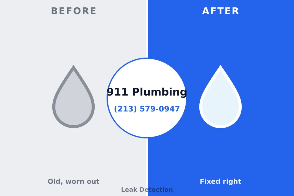 Before and after: plumbing repair Riverdale, UT
